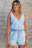 Denim Romper
